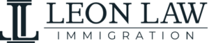 Leon Law Immigration black logo